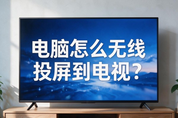电脑怎么无线投屏到电视?