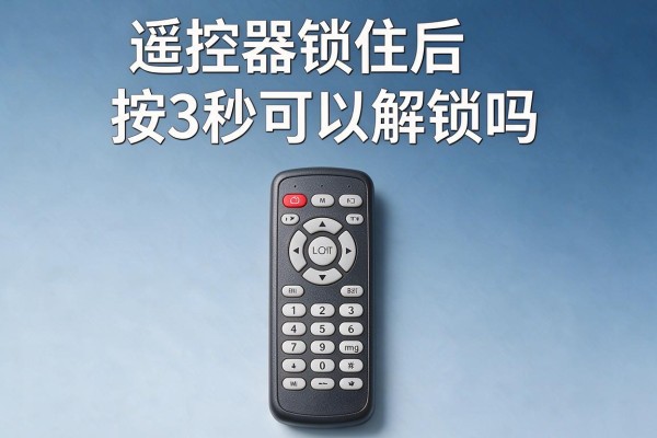 遥控器锁住后按3秒可以解锁吗