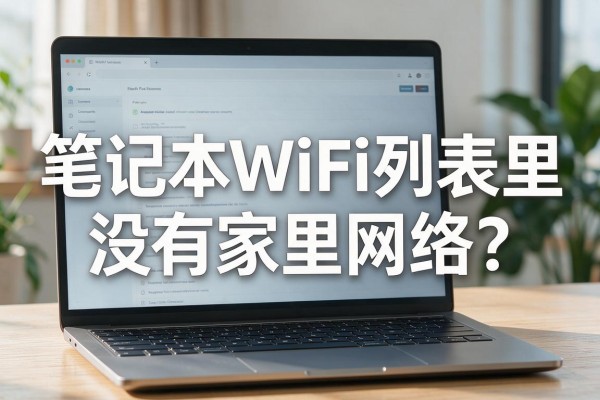 笔记本WiFi列表里没有家里网络?