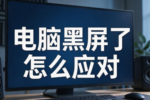 电脑黑屏了怎么应对