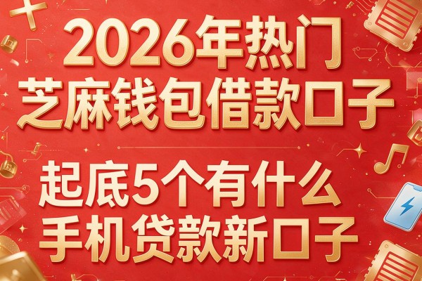 2026年热门芝麻钱包借款口子，起底5个有什么手机贷款新口子