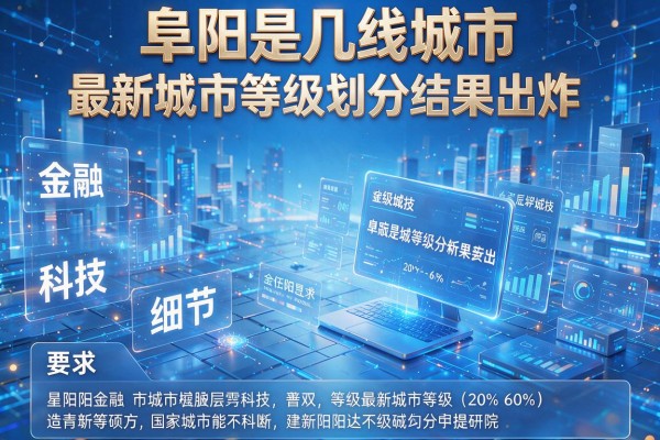 阜阳是几线城市 最新城市等级划分结果出炉