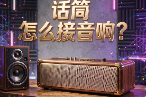 话筒怎么接音响？