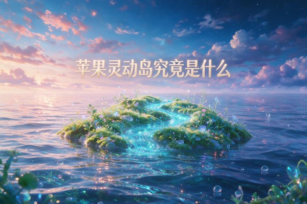 苹果灵动岛究竟是什么