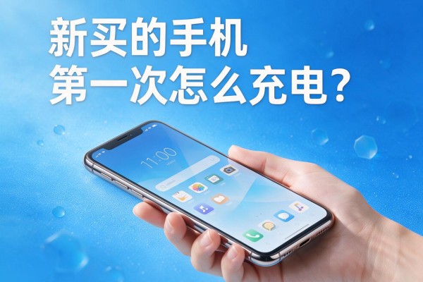 新买的手机第一次怎么充电?