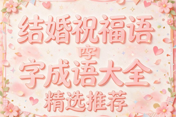 结婚祝福语四字成语大全精选推荐