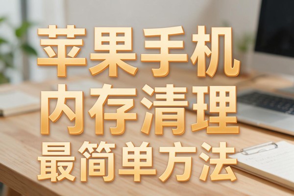 苹果手机内存清理最简单方法