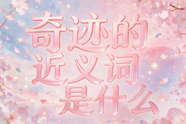 奇迹的近义词是什么,奇迹的近义词有哪些