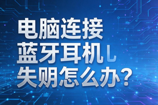电脑连接蓝牙耳机失败怎么办？