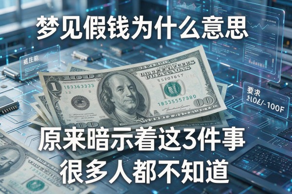 梦见假钱是什么意思原来暗示着这3件事很多人都不知道
