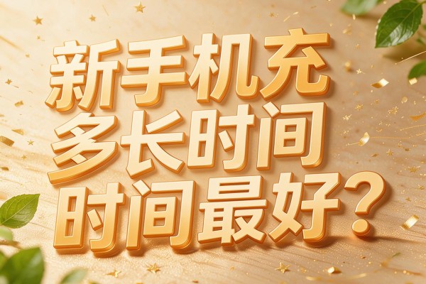 新手机充多长时间最好?