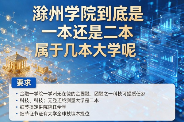 滁州学院到底是一本还是二本,属于几本大学呢