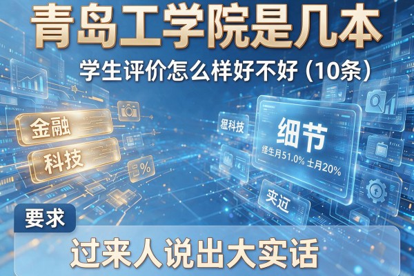 青岛工学院是几本 学生评价怎么样好不好(10条) 过来人说出大实话