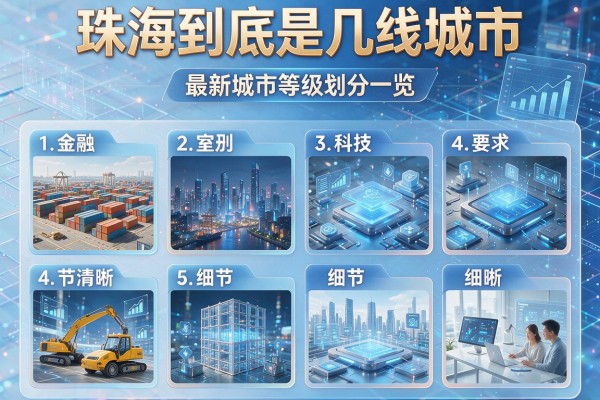 珠海到底是几线城市 最新城市等级划分一览