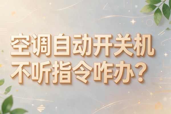 空调自动开关机不听指令咋办?