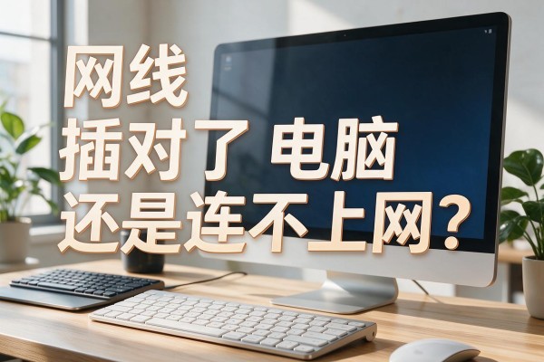 网线插对了电脑还是连不上网？
