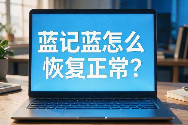 笔记本蓝屏怎么恢复正常?