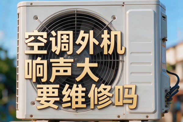 空调外机响声大要维修吗