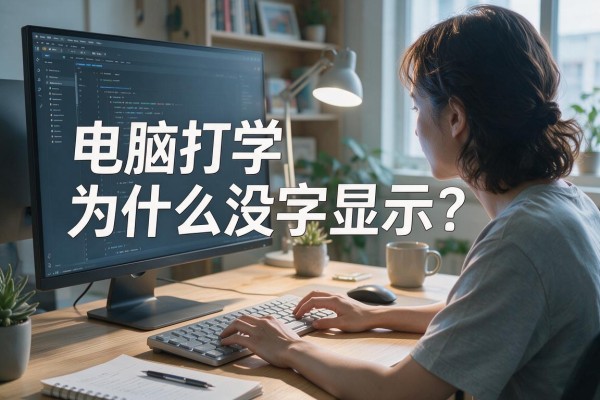 电脑打字为什么没字显示?