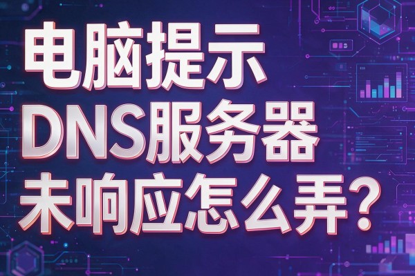 电脑提示DNS服务器未响应怎么弄?