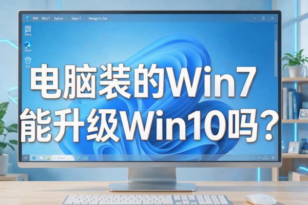 电脑装的Win7能升级Win10吗?
