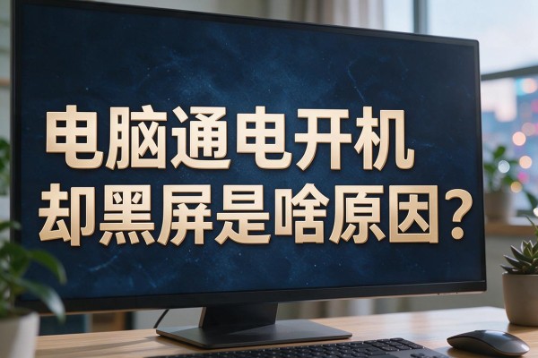 电脑通电开机却黑屏是啥原因?