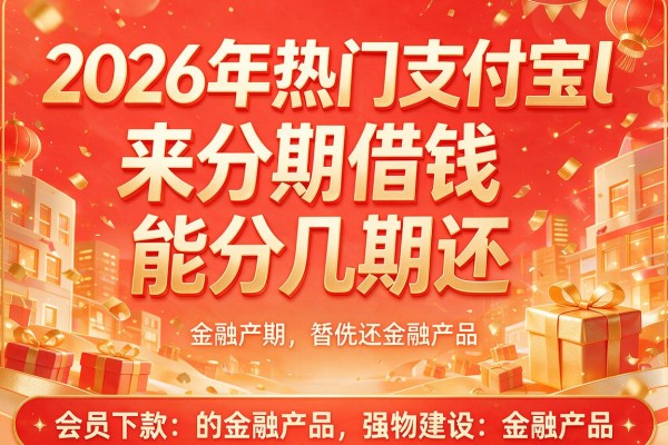 2026年热门支付宝l来分期借钱能分几期还,会员下款的金融产品