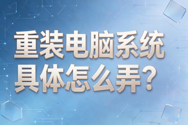 重装电脑系统具体怎么弄?