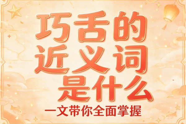 巧舌的近义词是什么 一文带你全面掌握巧舌的近义词