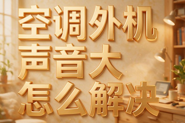 空调外机声音大怎么解决
