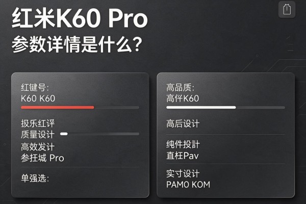 红米K60 Pro的参数详情是什么?