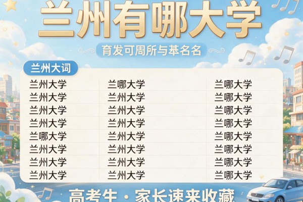 兰州有哪些大学 附所有大学名单 高考生和家长速来收藏