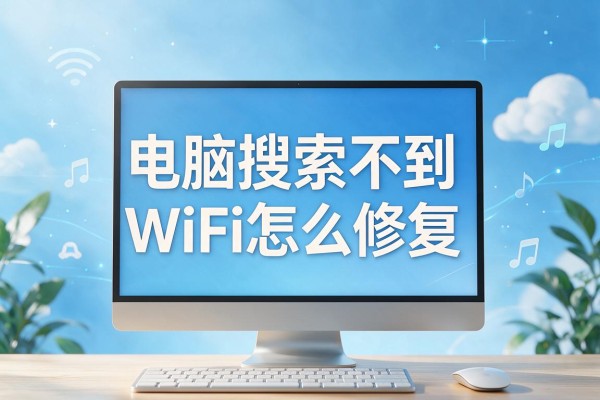 电脑搜索不到WiFi怎么修复