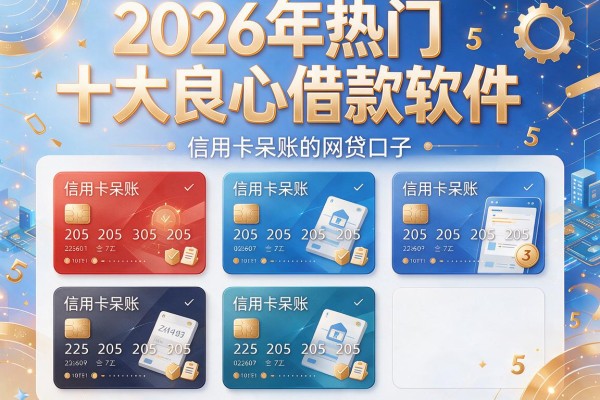 2026年热门十大良心借款软件,收录5个信用卡呆账的网贷口子