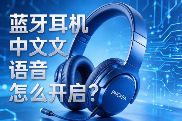 蓝牙耳机中文语音怎么开启?