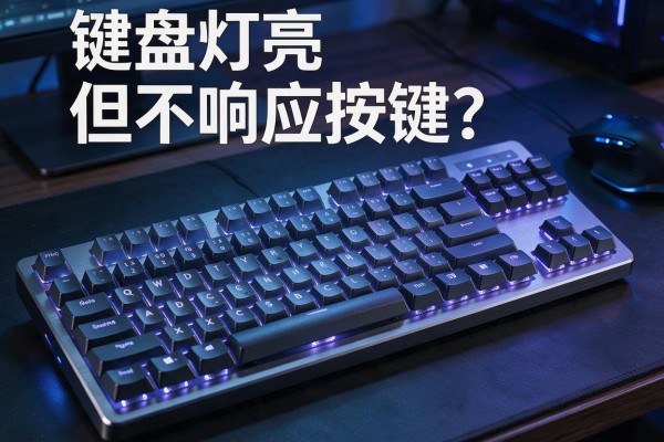 键盘灯亮但不响应按键?
