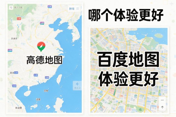 高德地图和百度地图哪个体验更好
