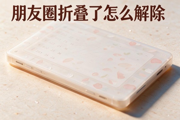朋友圈折叠了怎么解除