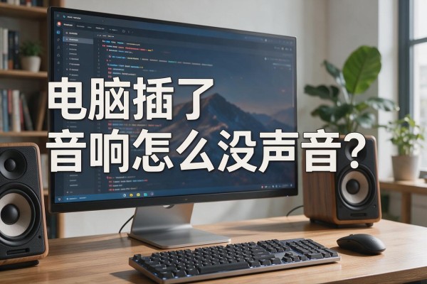 电脑插了音响怎么没声音？