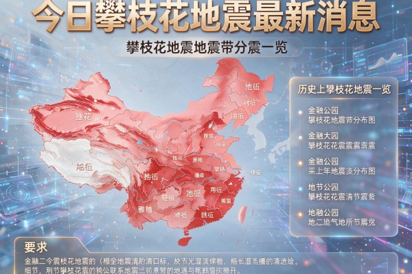 今日攀枝花地震最新消息,攀枝花地震带分布图及历史上攀枝花地震一览