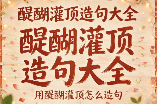 醍醐灌顶造句大全-用醍醐灌顶怎么造句