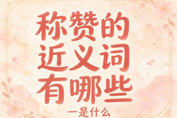 称赞的近义词有哪些,称赞的近义词是什么