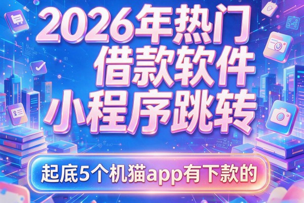 2026年热门借款软件小程序跳转,起底5个机猫app有下款的没