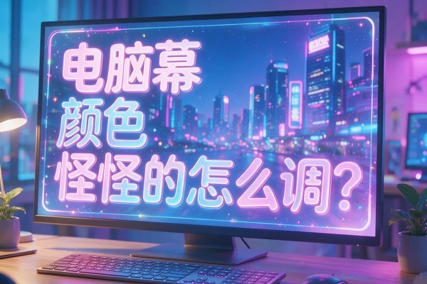 电脑屏幕颜色怪怪的怎么调?