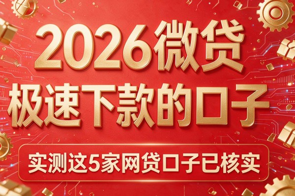 2026微贷极速下款的口子,实测这5家网贷口子已核实