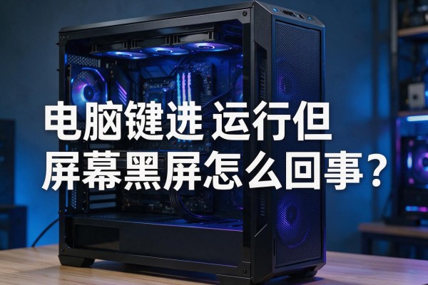 电脑主机运行但屏幕黑屏怎么回事?