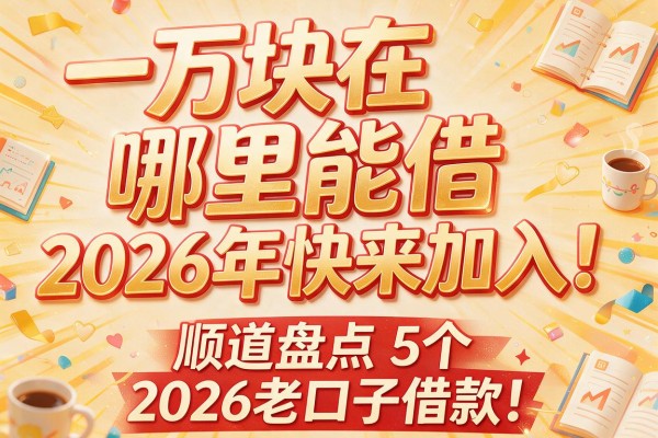 一万块在哪里能借2026年快来加入！顺道盘点5个2026老口子借款