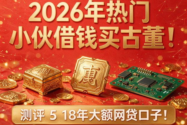 2026年热门小伙借钱买古董,测评5个18年大额网贷口子