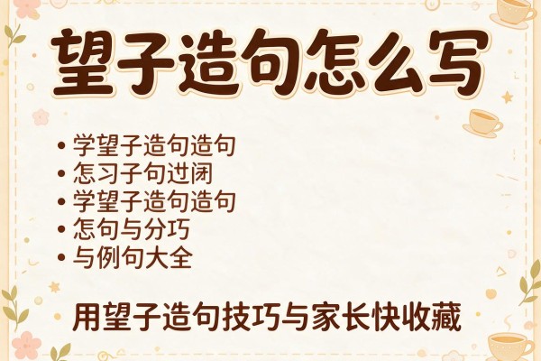 望子造句怎么写 用望子造句技巧与例句大全家长快收藏