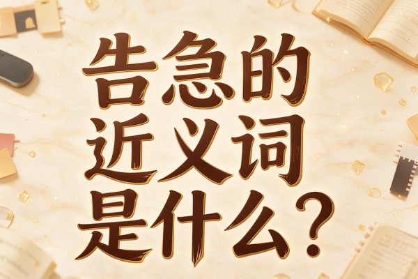 告急的近义词是什么？原来这些常用词都是告急的近义词